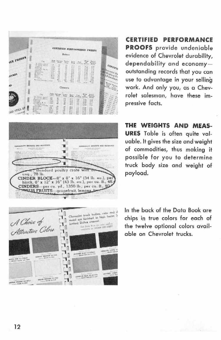 1951 Chevrolet Trucks GM At Your Fingertips Booklet Page 3